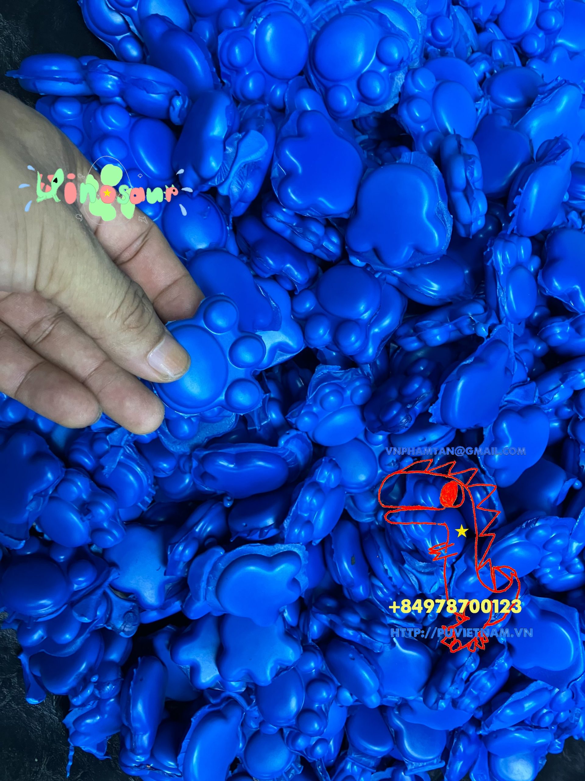 Cung cấp nguyên liệu gia công bóng giảm stress PU ball - Ảnh 3