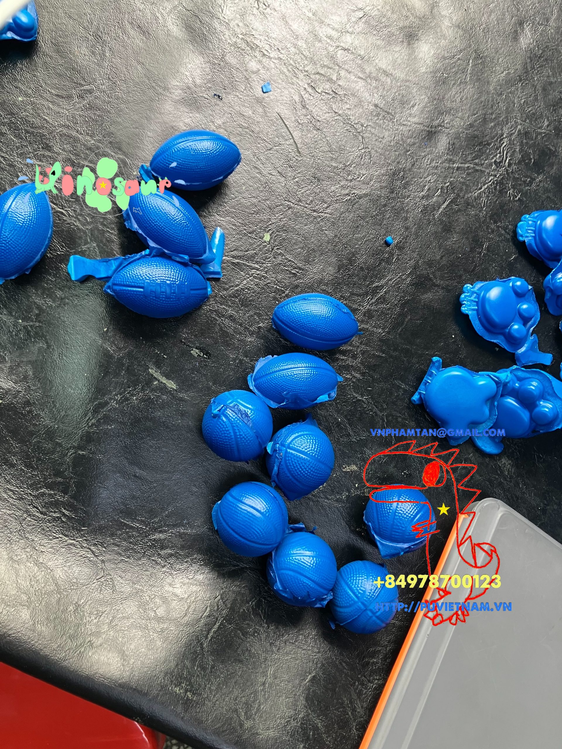 Cung cấp nguyên liệu gia công bóng giảm stress PU ball - Ảnh 2
