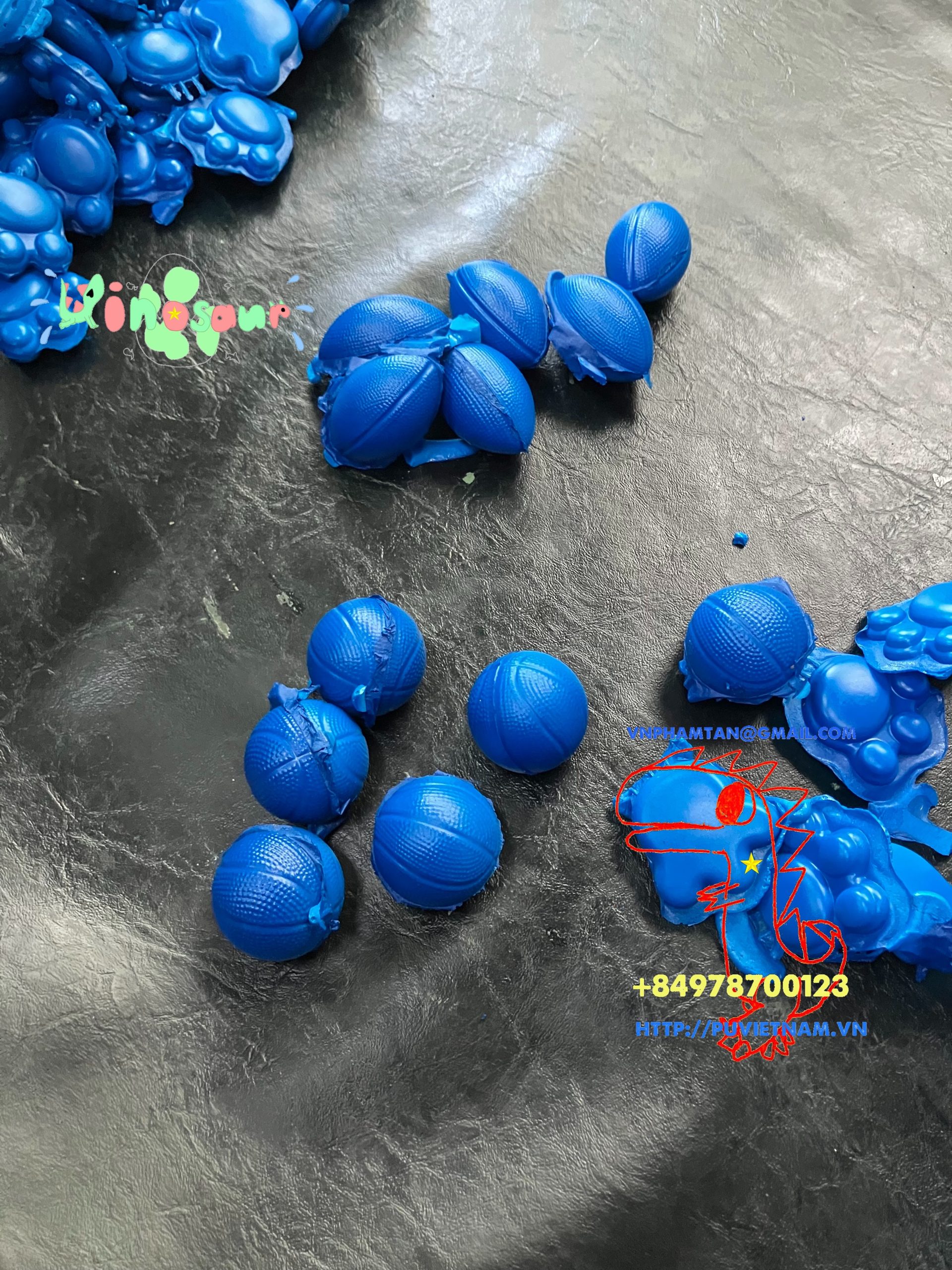 Cung cấp nguyên liệu gia công bóng giảm stress PU ball - Ảnh 14
